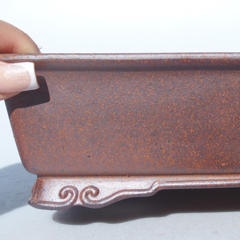 Ciotola 21 x 17 x 7 cm marrone