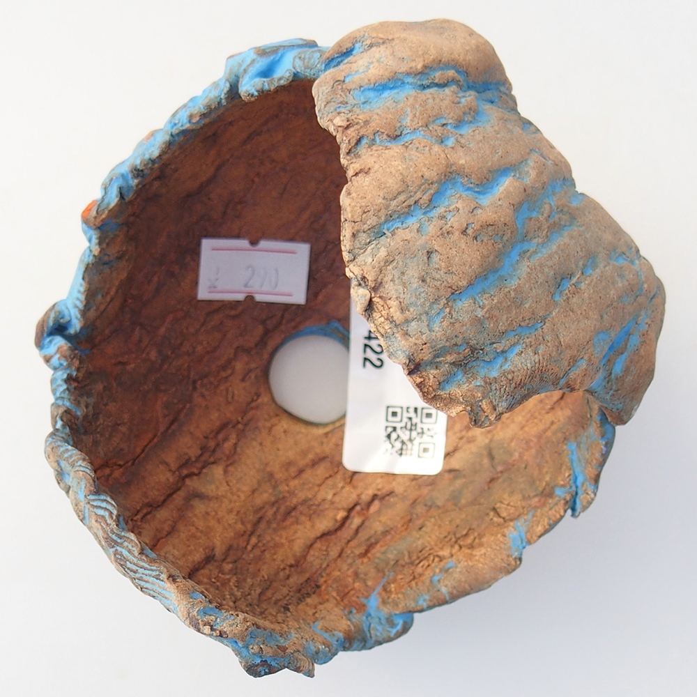 Conchiglia in ceramica 10 x 8,5 x 10 cm , giallo