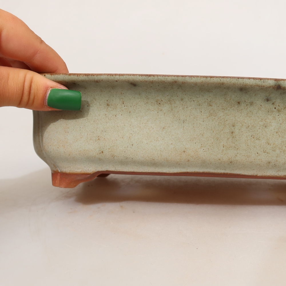 Ciotola in ceramica  24 x 17 x 6 cm, colore beige