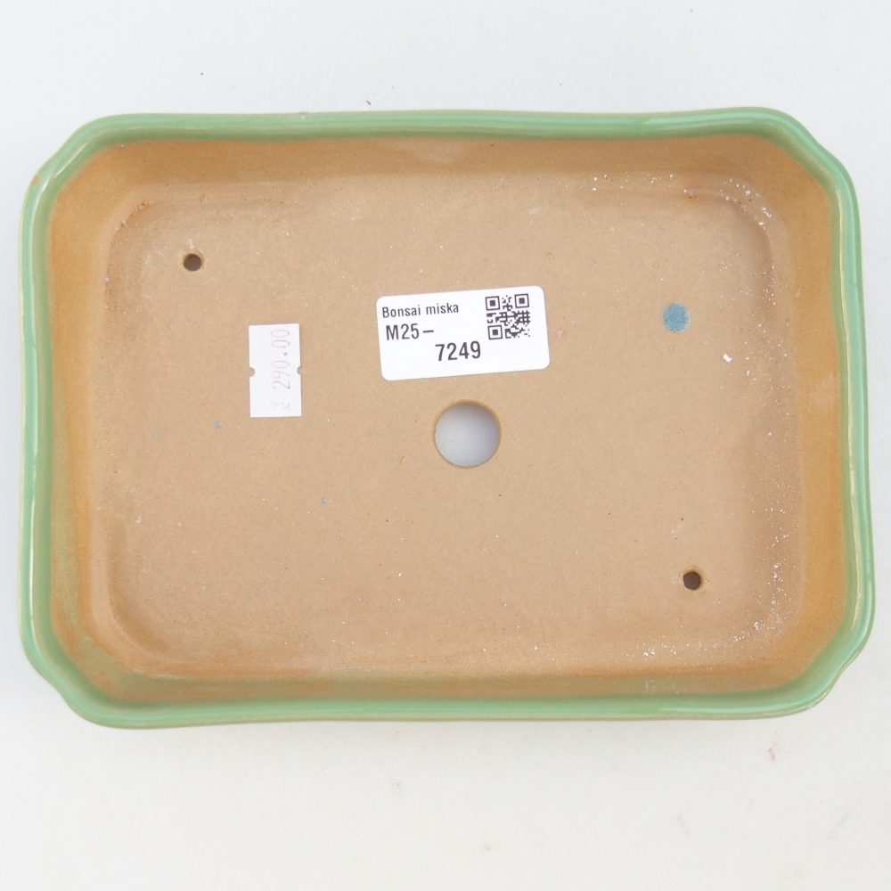 Ciotola bonsai in ceramica 26 x 26 x 8 cm, colore rosso