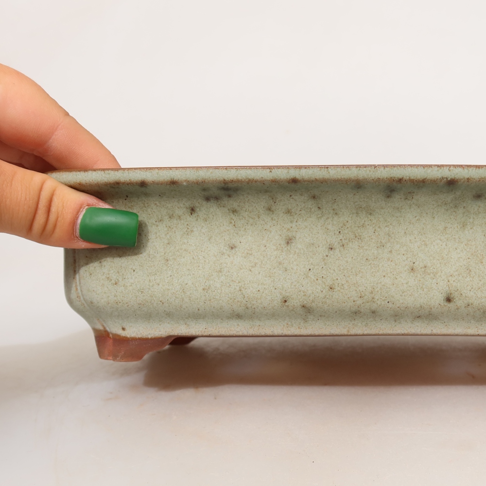 Ciotola in ceramica  24 x 17 x 6 cm, colore beige