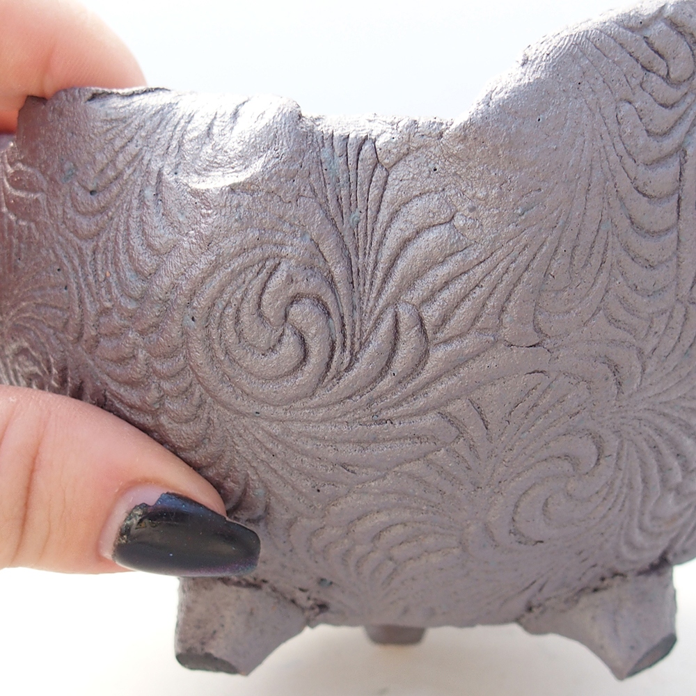 Conchiglia in ceramica 13,5 x 13 x 7 cm , colore metallizzato