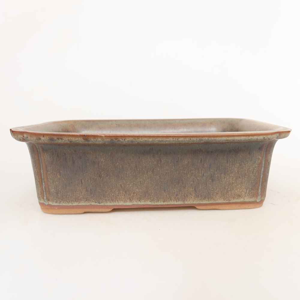 Ciotola in ceramica  20 x 15,5 x 5,5 cm, colore marrone