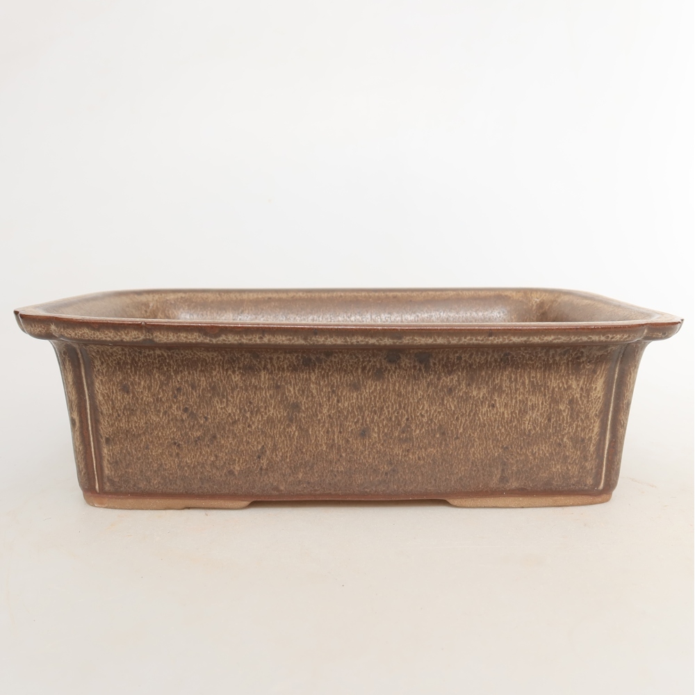 Ciotola in ceramica  20 x 15,5 x 5,5 cm, colore marrone