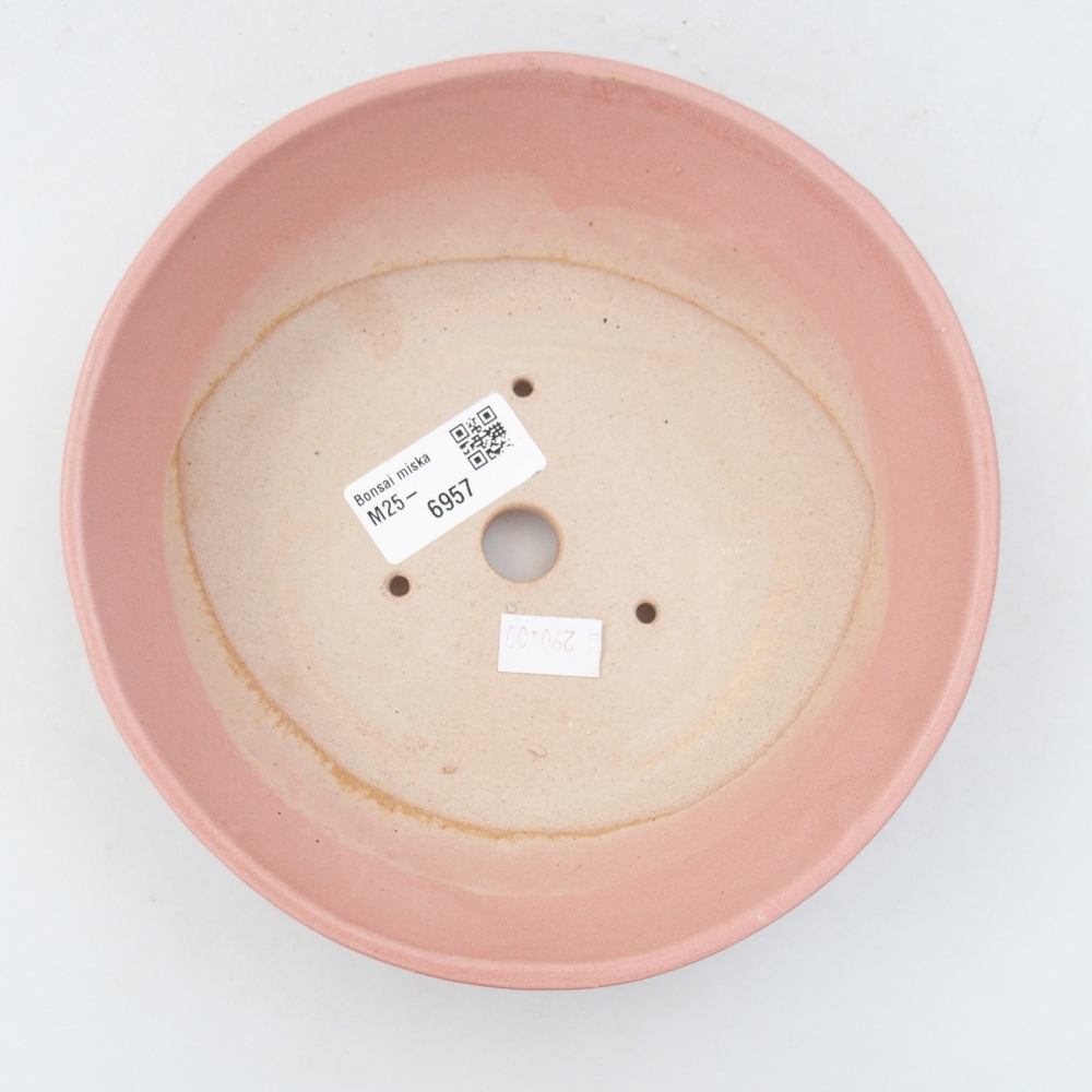 Ciotola bonsai in ceramica 26 x 26 x 8 cm, colore rosso