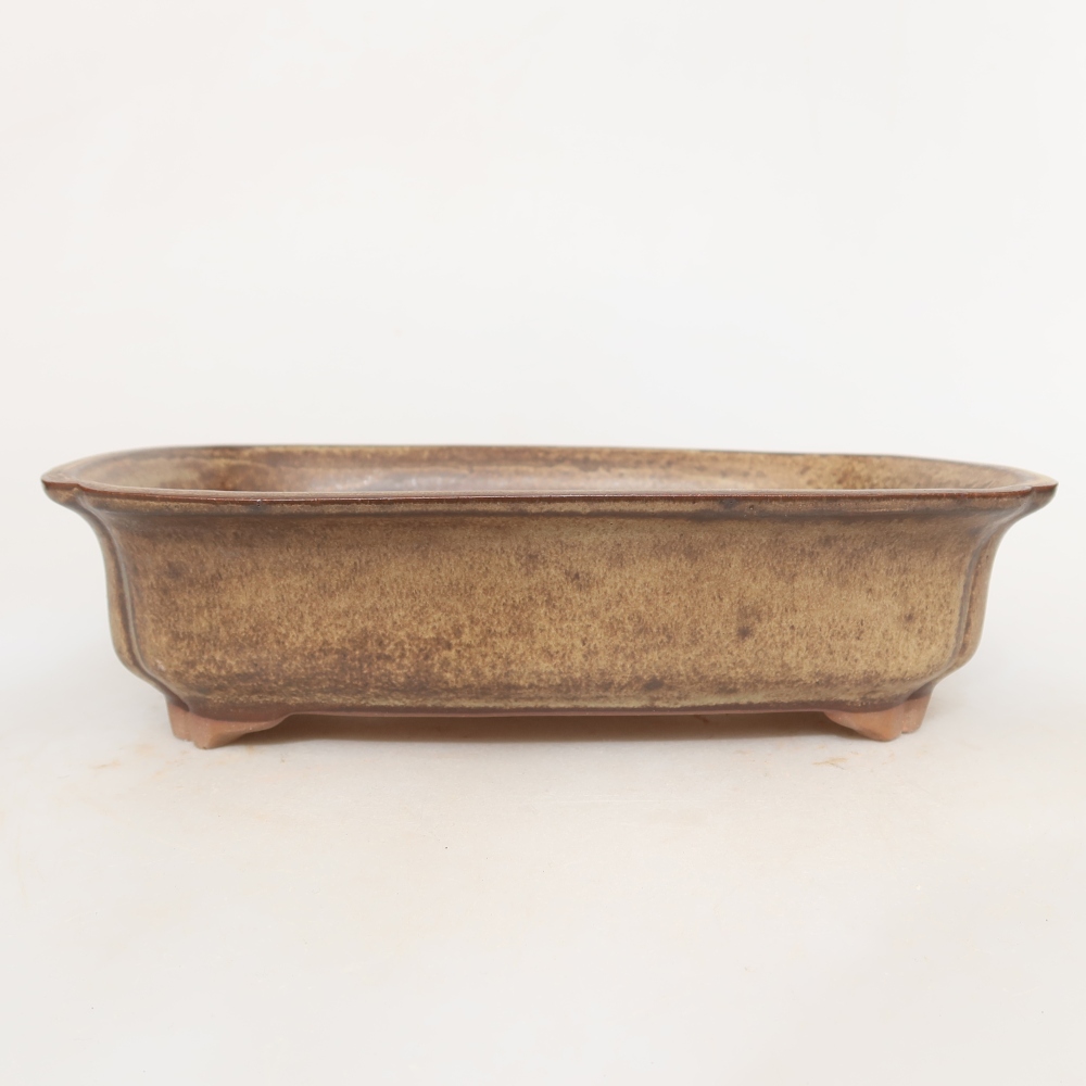 Ciotola in ceramica  24 x 17 x 6 cm, colore marrone
