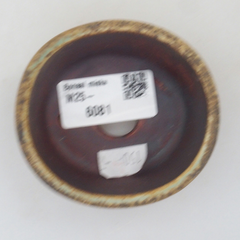 Ciotola per bonsai in ceramica 10 x 8,5 x 4 cm, marrone