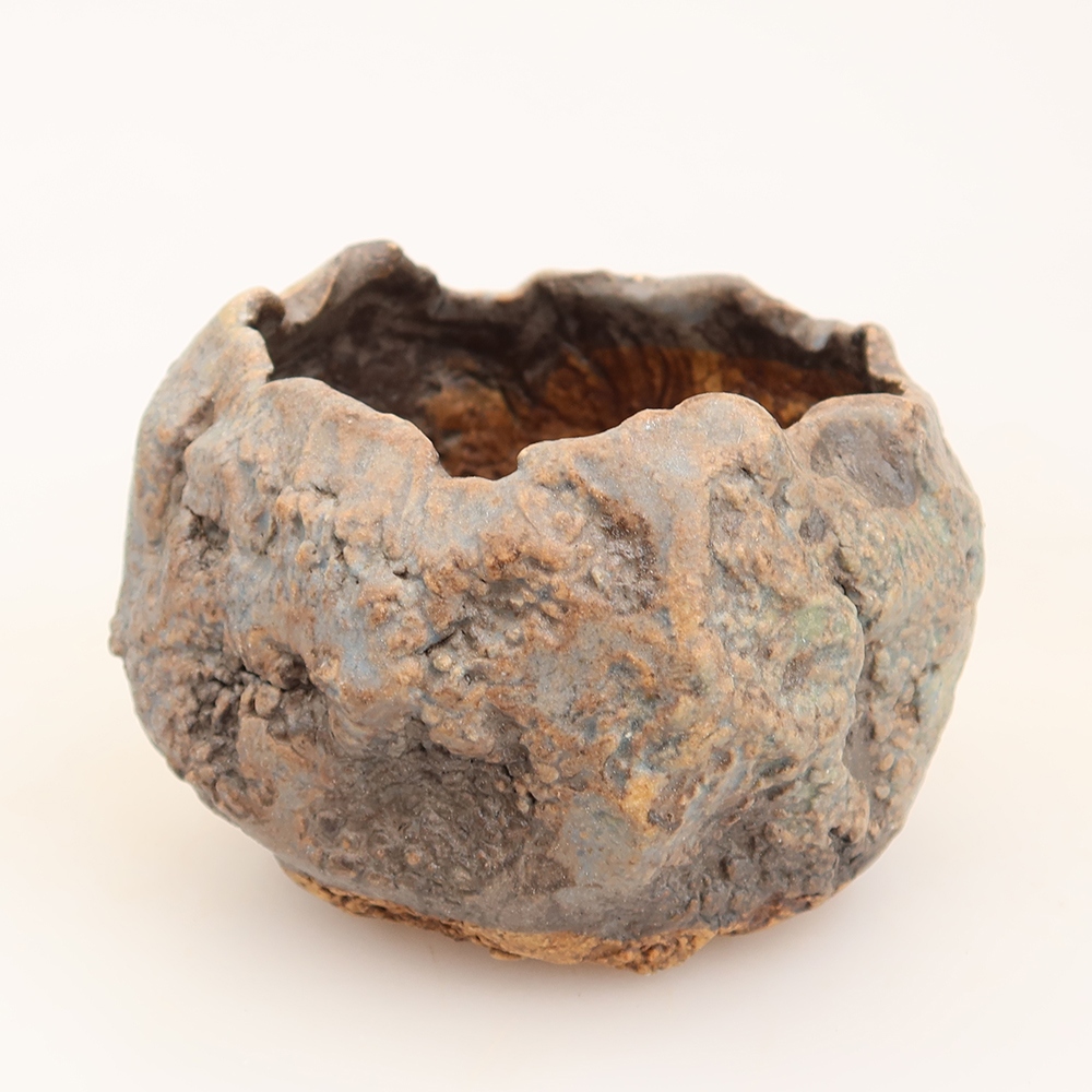 Guscio in ceramica  5,5 x 5,5 x 6 cm , colore blu