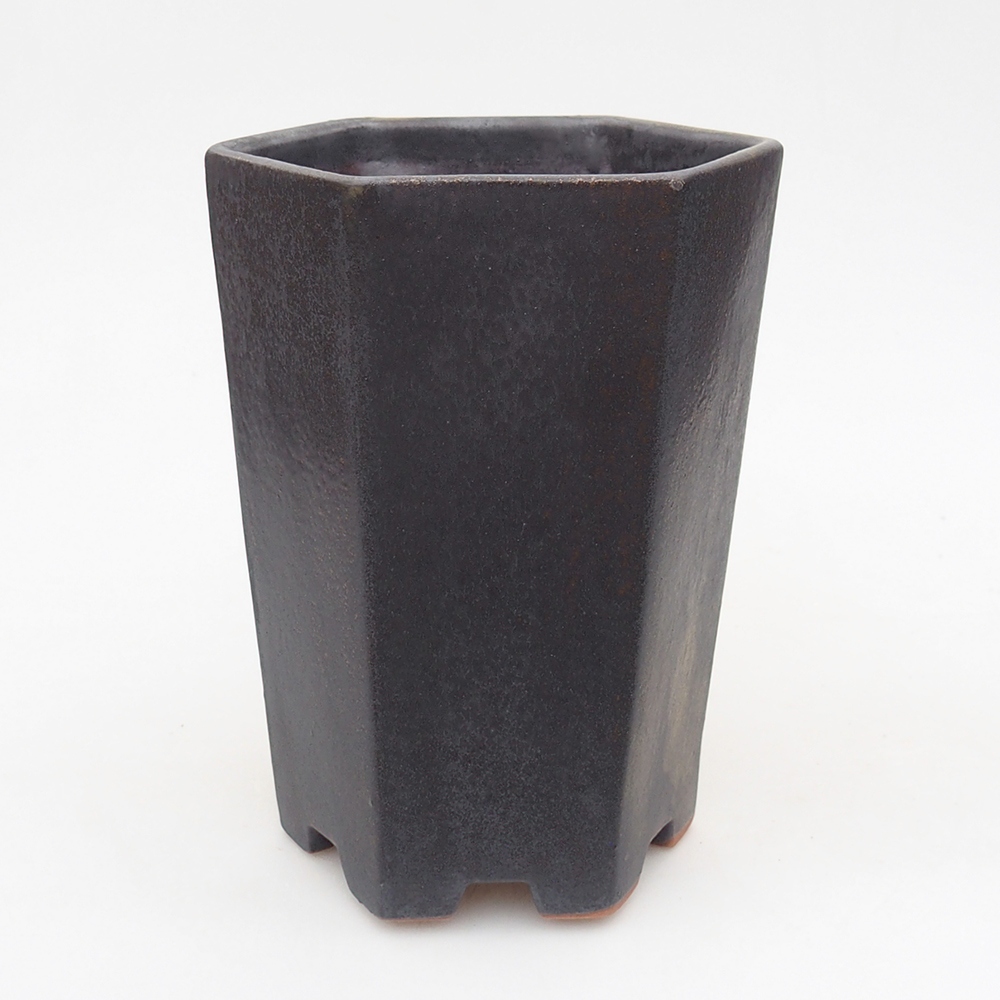 Ciotola bonsai in ceramica 13 x 11,5 x 17 cm, verde-grigio