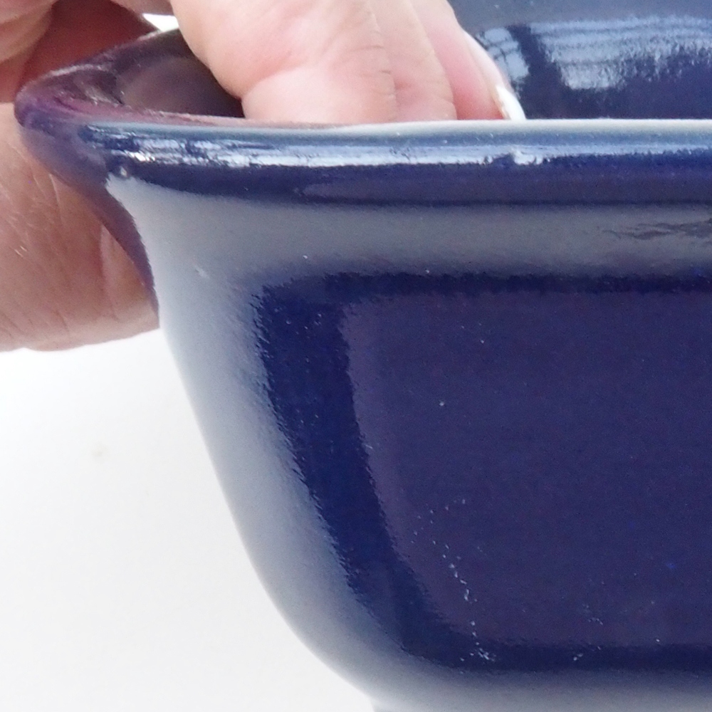 Ciotola per bonsai H38 - 12 x 10 x 5,5 cm - blu