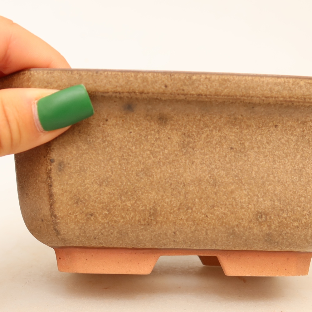 Ciotola in ceramica  15 x 12 x 7 cm, colore marrone