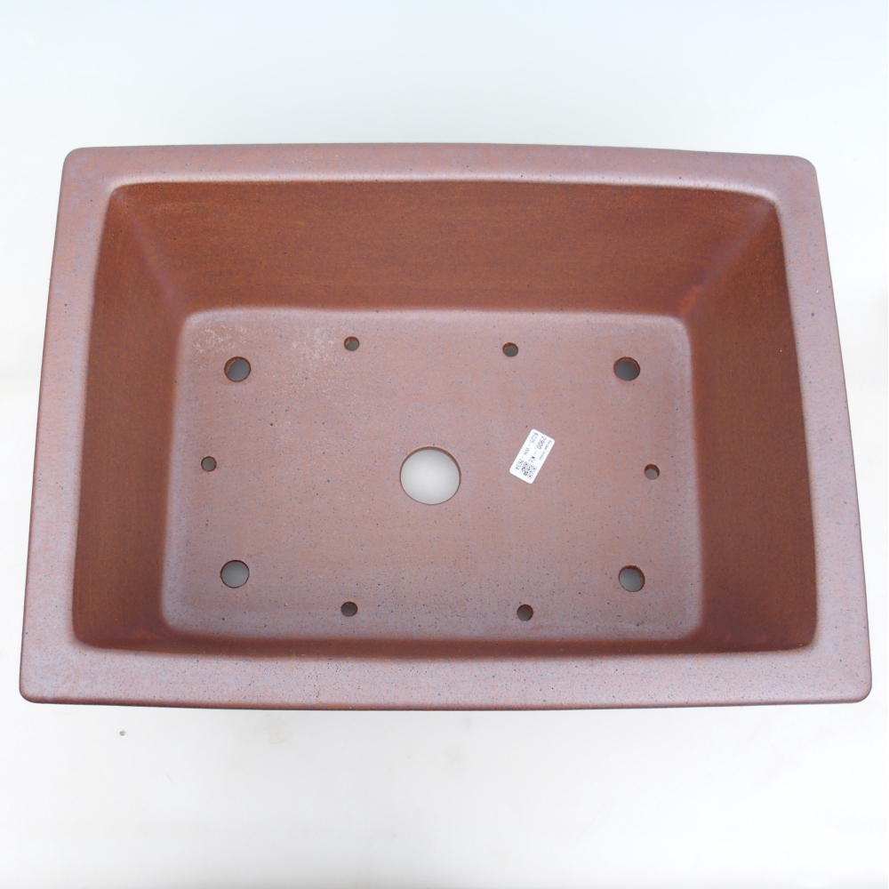 Ciotola bonsai in ceramica 51 x 37,5 x 20 cm, colore metallo - SOLO RITIRO PERSONALE o trasporto su pallet