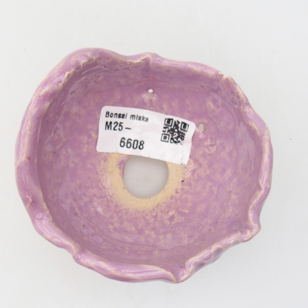 Conchiglia in ceramica 8,5 x 8 x 6,5 cm , colore viola