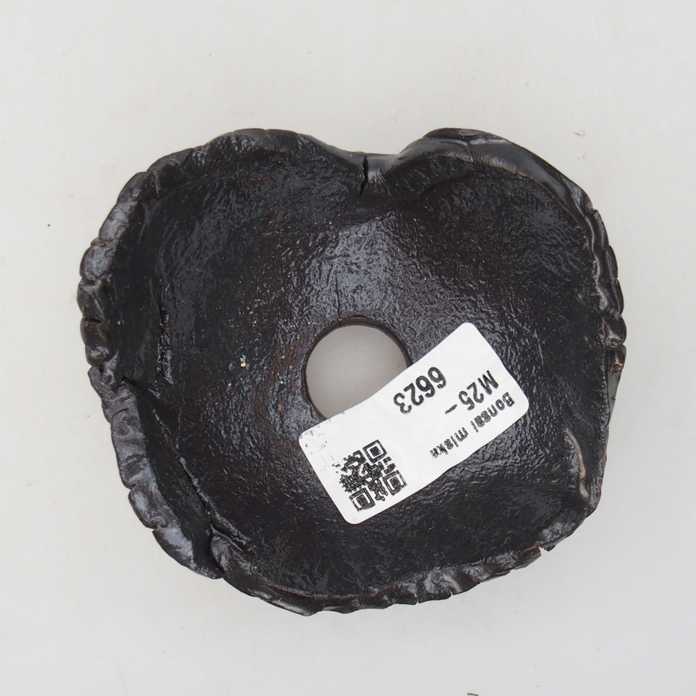 Conchiglia in ceramica 8,5 x 8 x 5 cm , colore nero