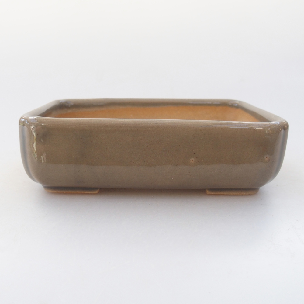 Ciotola bonsai in ceramica 26 x 26 x 8 cm, colore rosso