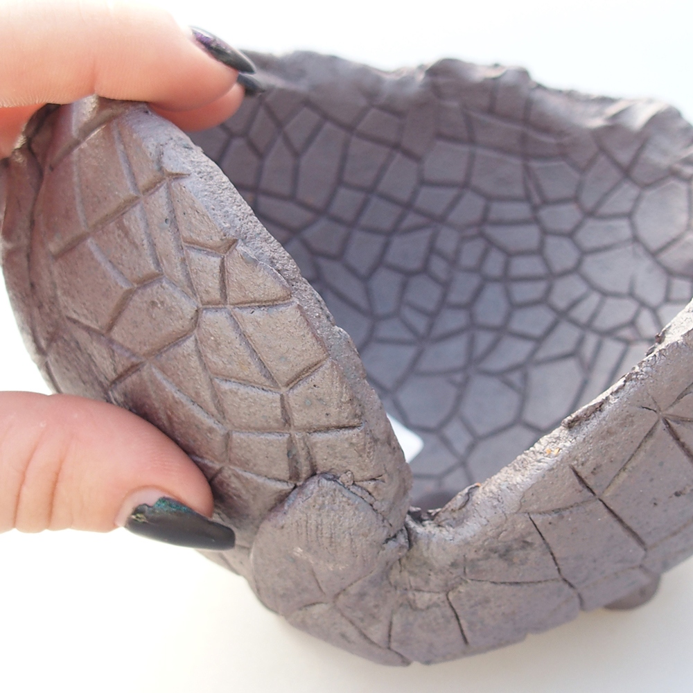 Conchiglia in ceramica 15 x 14,5 x 10 cm , colore metallizzato