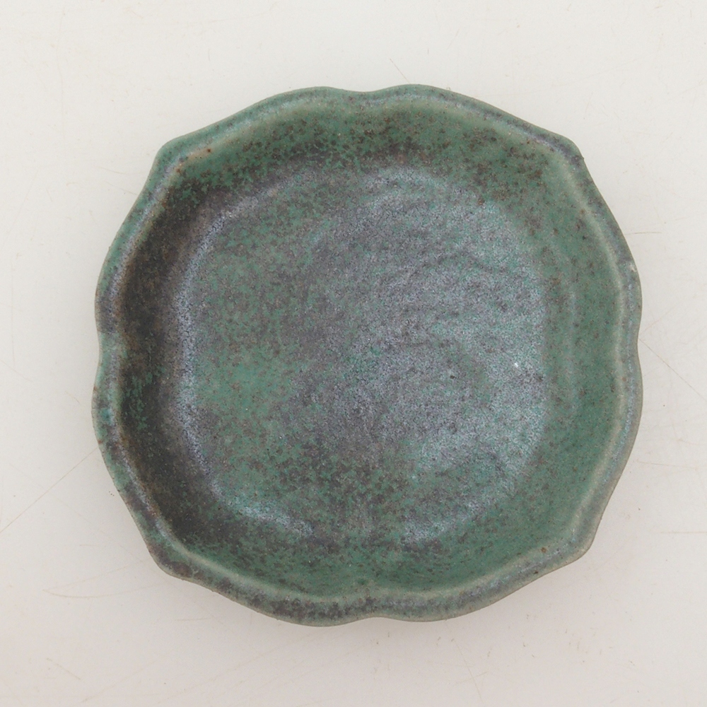 Piattino in ceramica H95 - 8 x 8 x 1 cm - verde