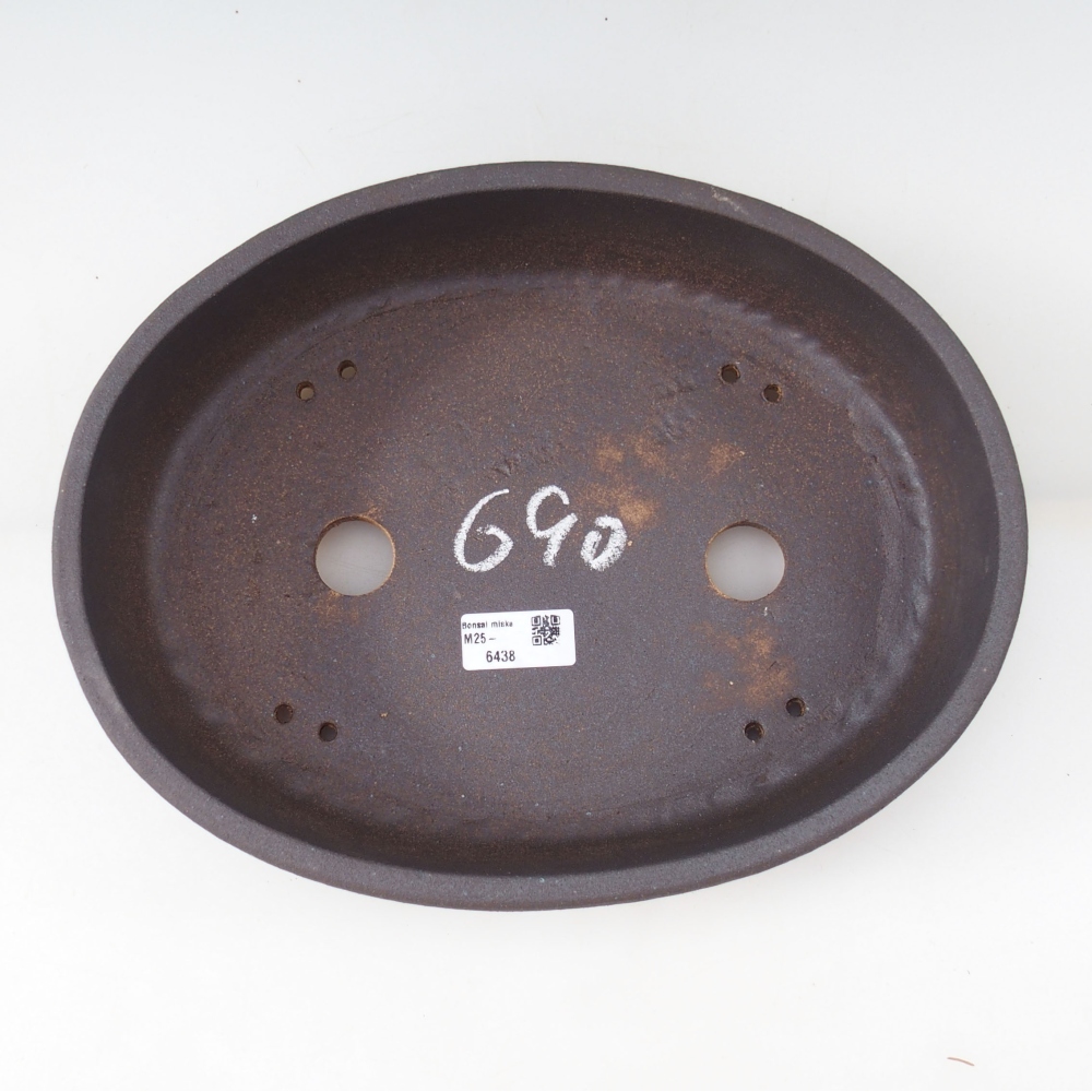 Ciotola per bonsai 31,5 x 25 x 8 cm , colore marrone