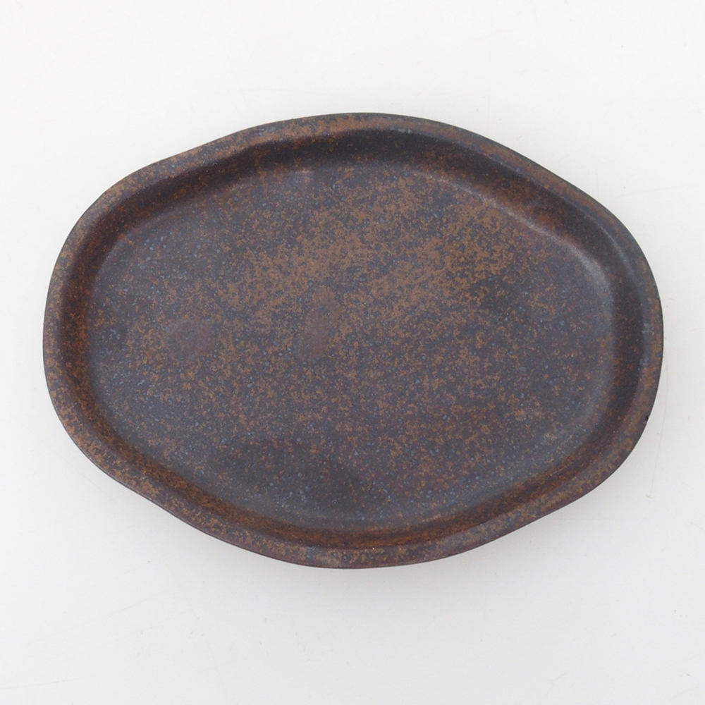 Ciotola bonsai + piattino H05 - 11 x 8 x 4 cm - marrone