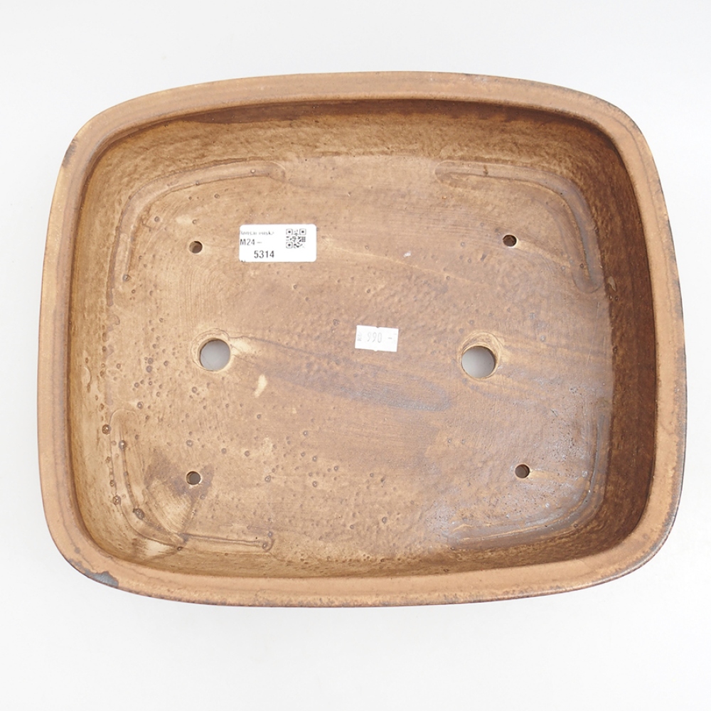 Ciotola bonsai in ceramica 29,5 x 25 x 7 cm, rosa