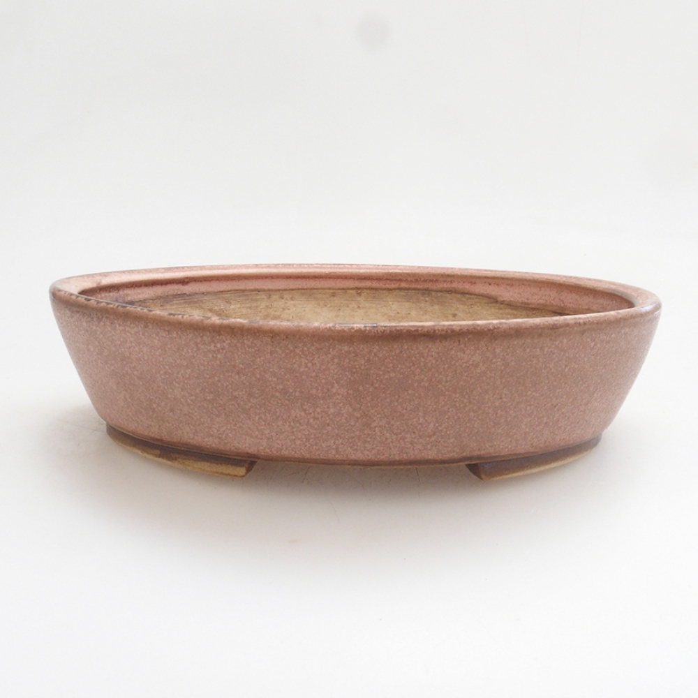 Ciotola per bonsai in ceramica 10 x 8,5 x 4 cm, marrone