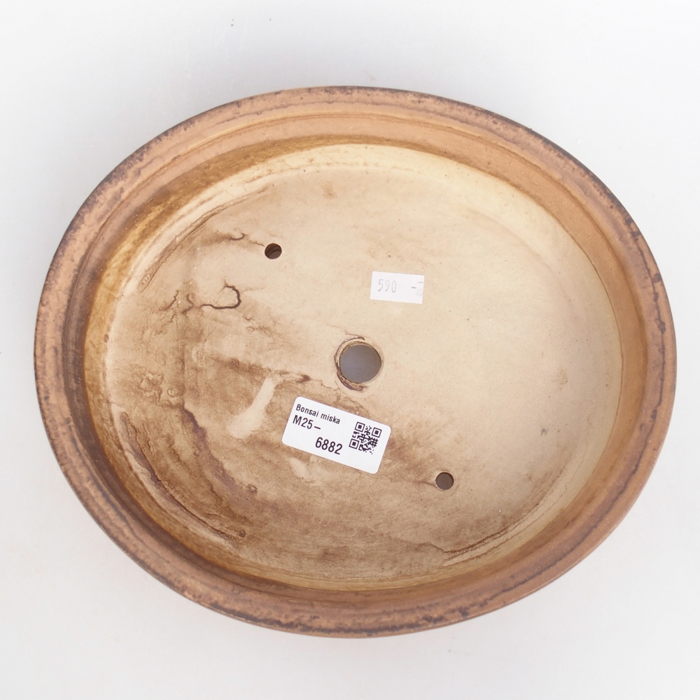 Ciotola bonsai in ceramica 24 x 20,5 x 5 cm, rosa