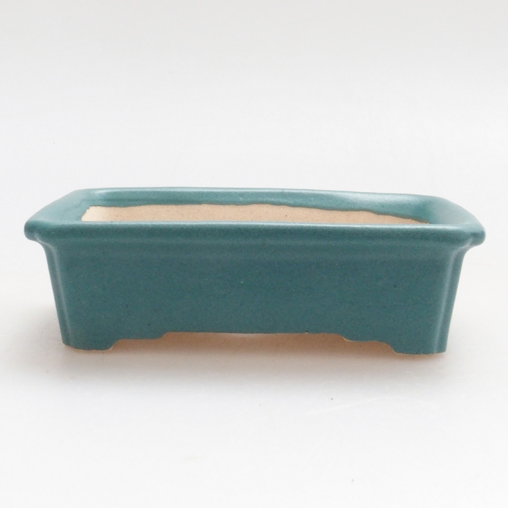 Ciotola bonsai in ceramica 6,5 x 5,5 x 4 cm, colore blu