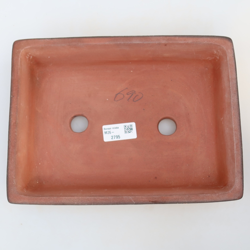 Ciotola in ceramica  26 x 20 x 5 cm, colore mattone