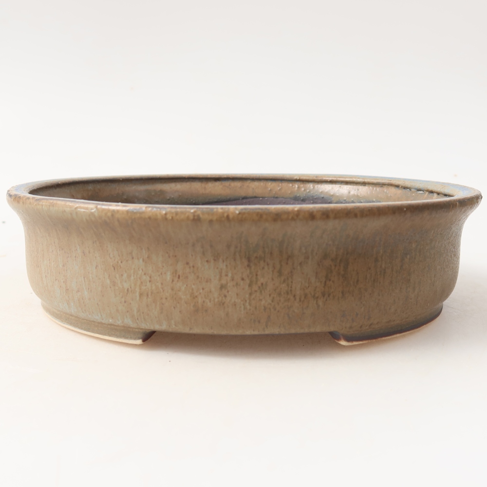 Ciotola bonsai in ceramica 17,5 x 16 x 4,5 cm, colore blu