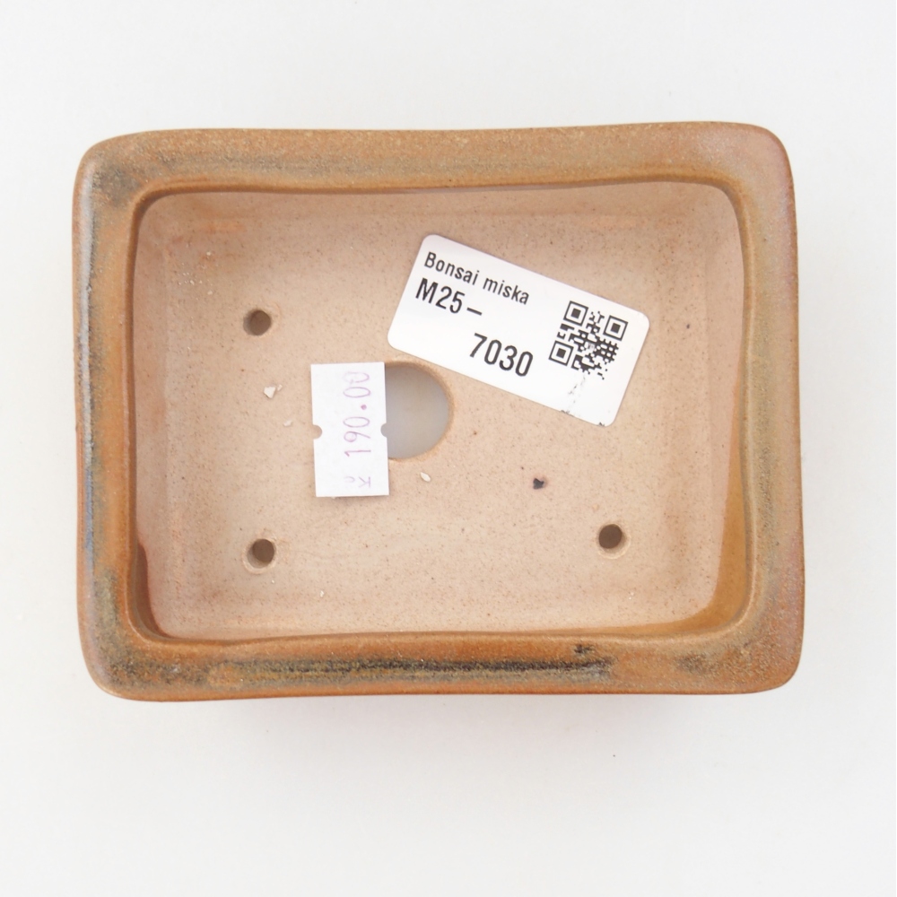 Ciotola bonsai in ceramica 26 x 26 x 8 cm, colore rosso