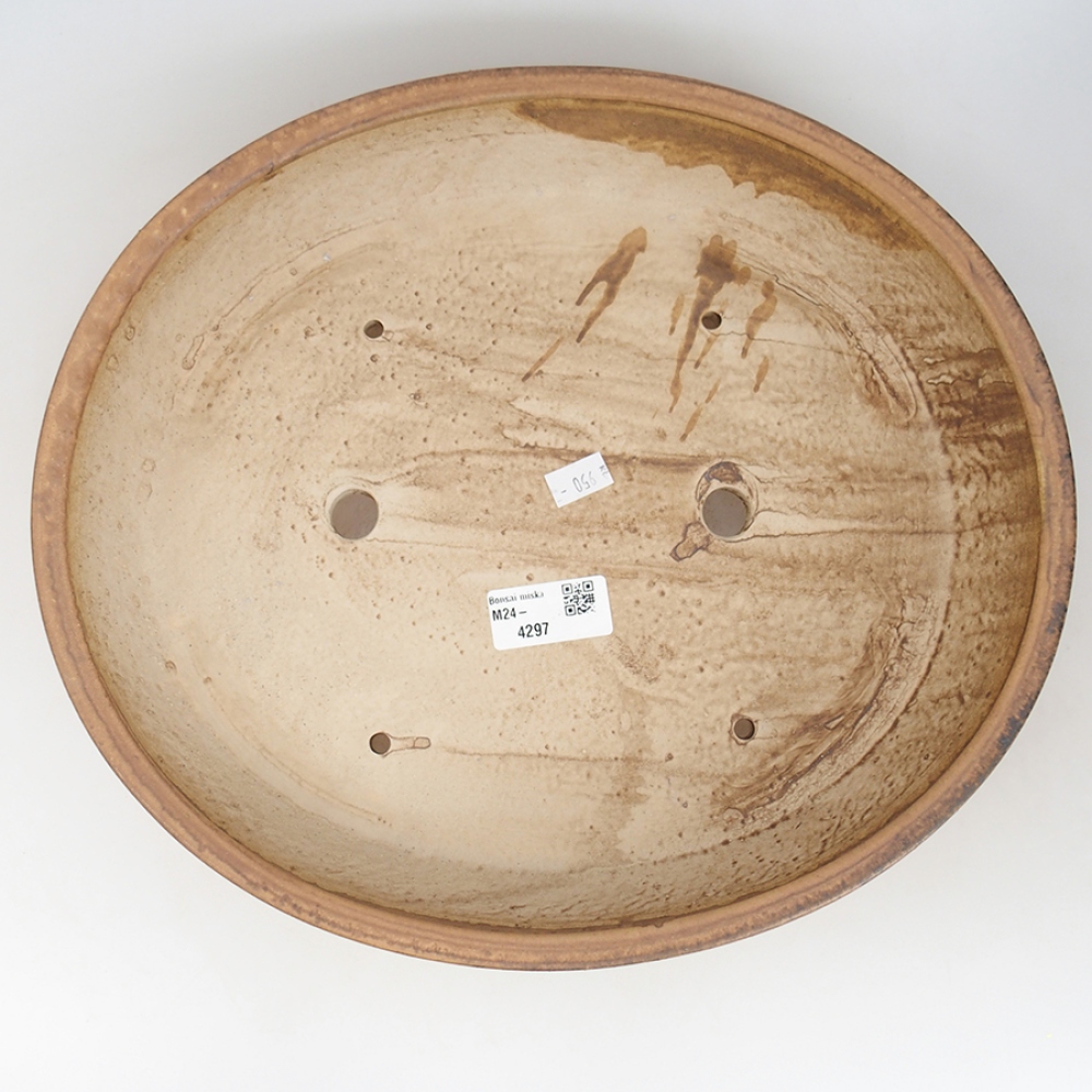 Ciotola bonsai in ceramica 32 x 28 x 6 cm, rosa