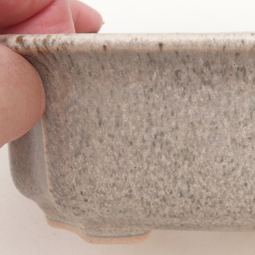 Ciotola per bonsai H01 - 12 x 9 x 5 cm - beige