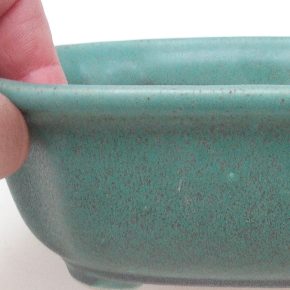 Ciotola per bonsai H32 - 13 x 10 x 5,5 cm - verde