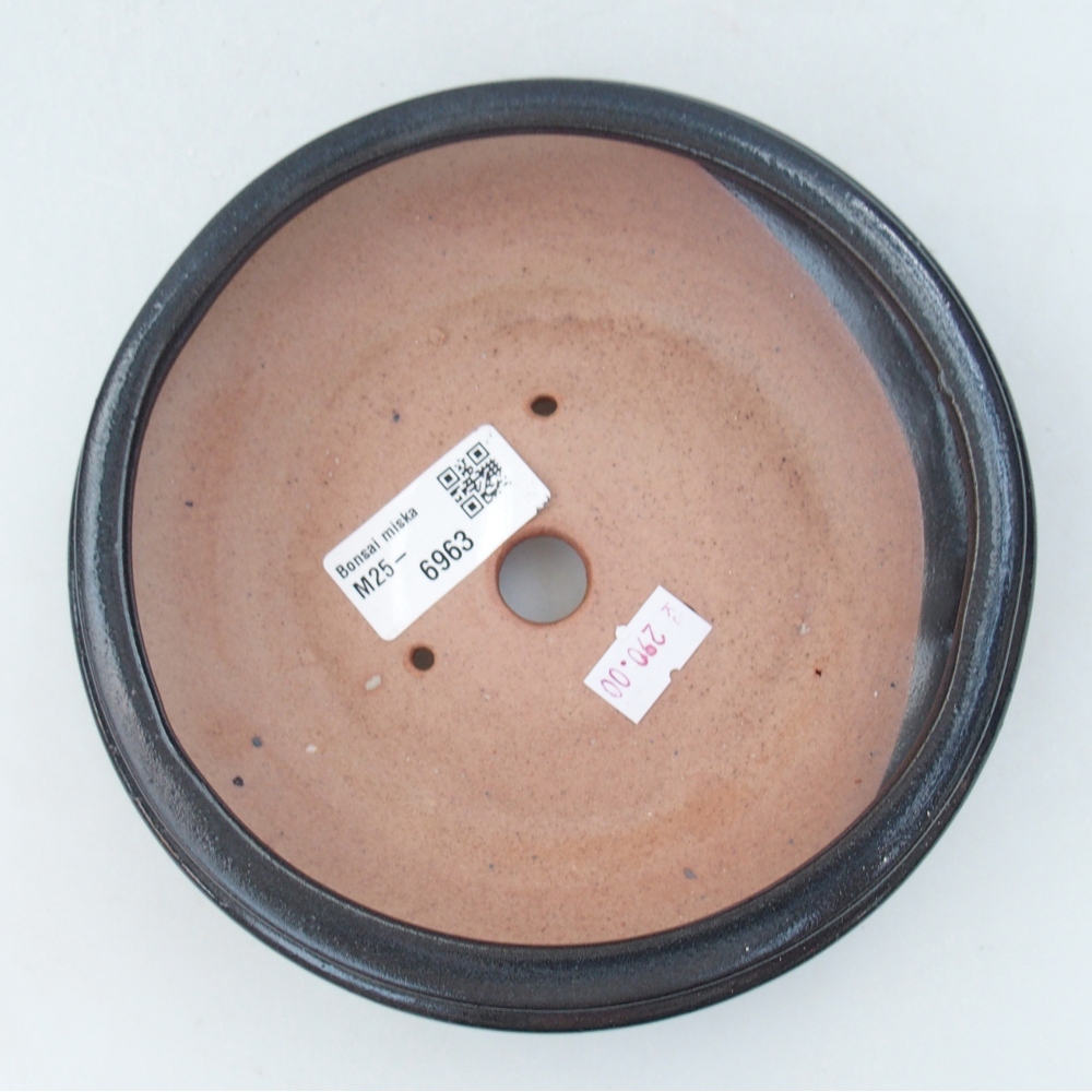 Ciotola bonsai in ceramica 26 x 26 x 8 cm, colore rosso