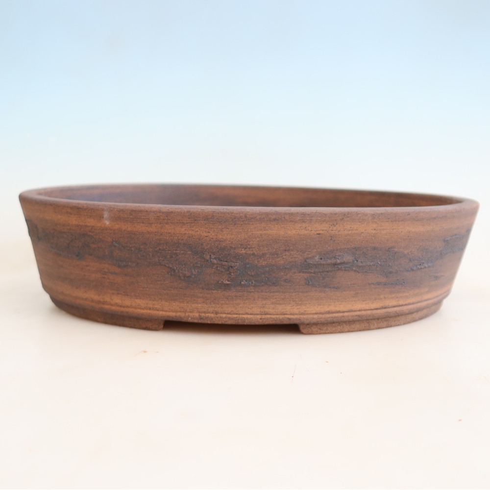 Vaso da bonsai in ceramica 38 x 30,5 x 8,5 cm, colore marrone