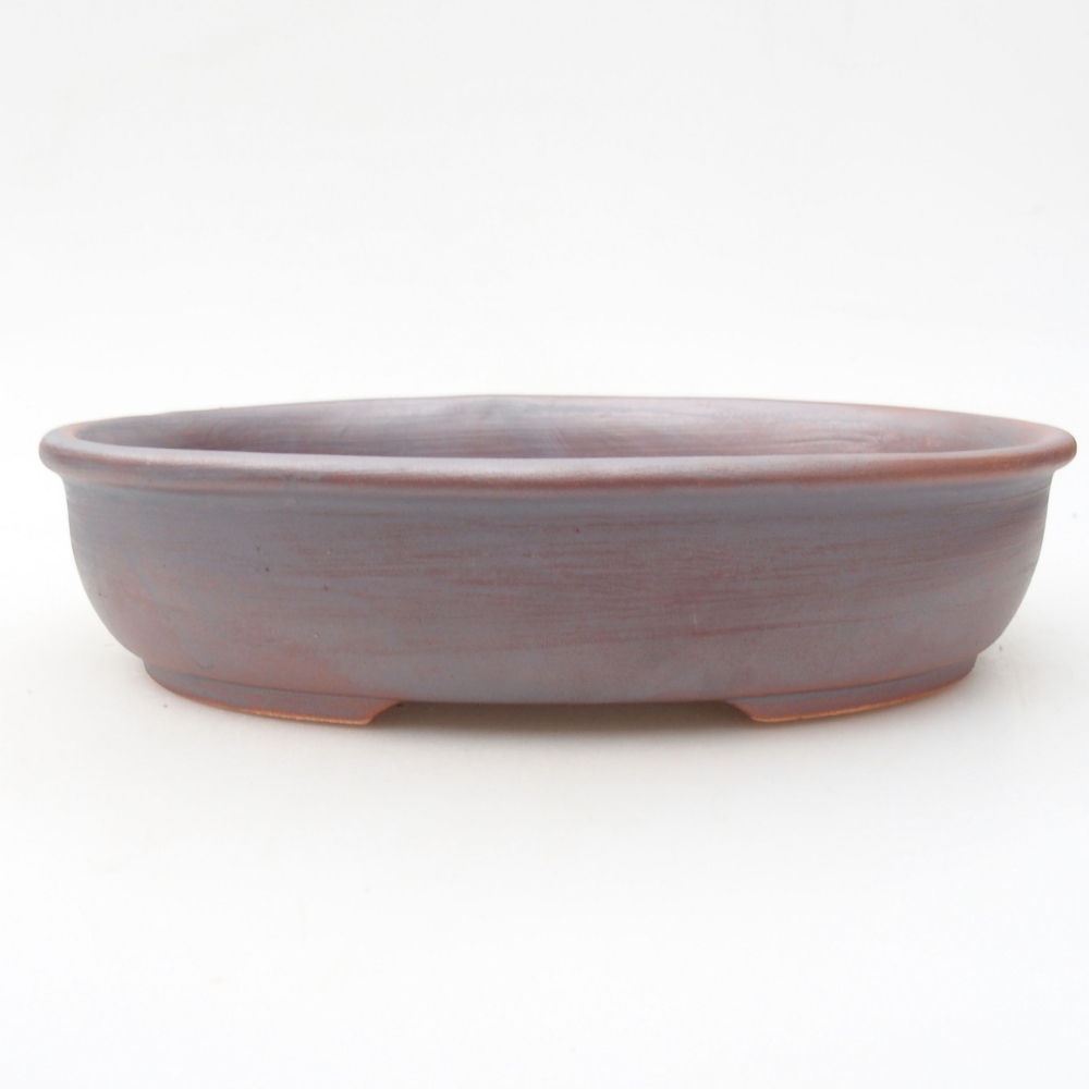 Ciotola bonsai in ceramica 22 x 17 x 5 cm, colore metallo