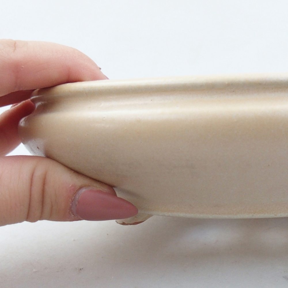 Ciotola bonsai in ceramica 26 x 26 x 8 cm, colore rosso