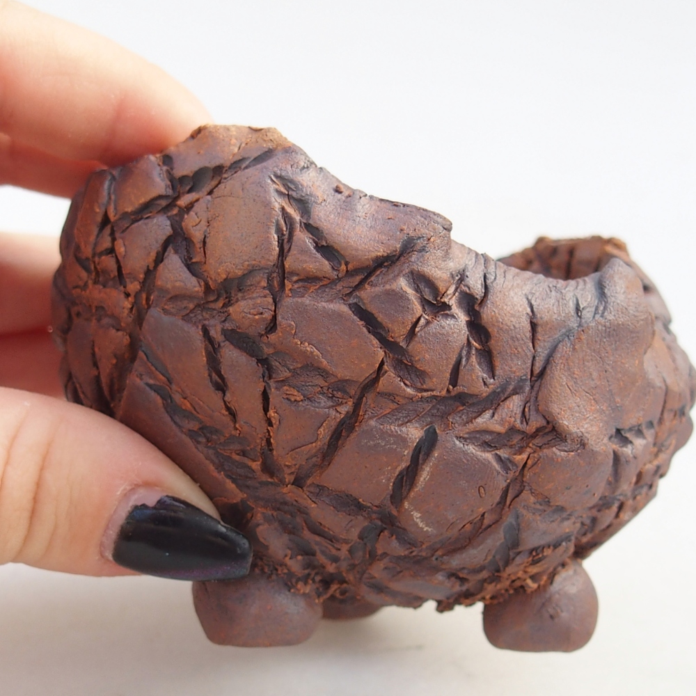 Conchiglia in ceramica 8,5 x 8 x 6 cm , colore marrone