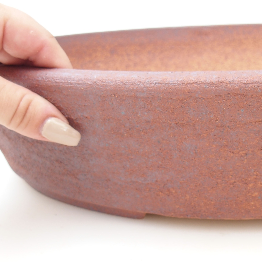 Ciotola per bonsai 39,5 x 32 x 8,5 cm , colore metallo