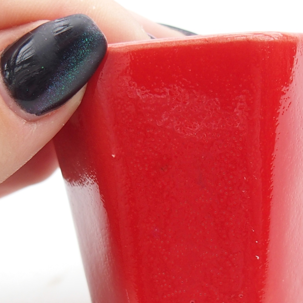 Mini bonsai 5,5 x 5 x 5 cm, colore rosso