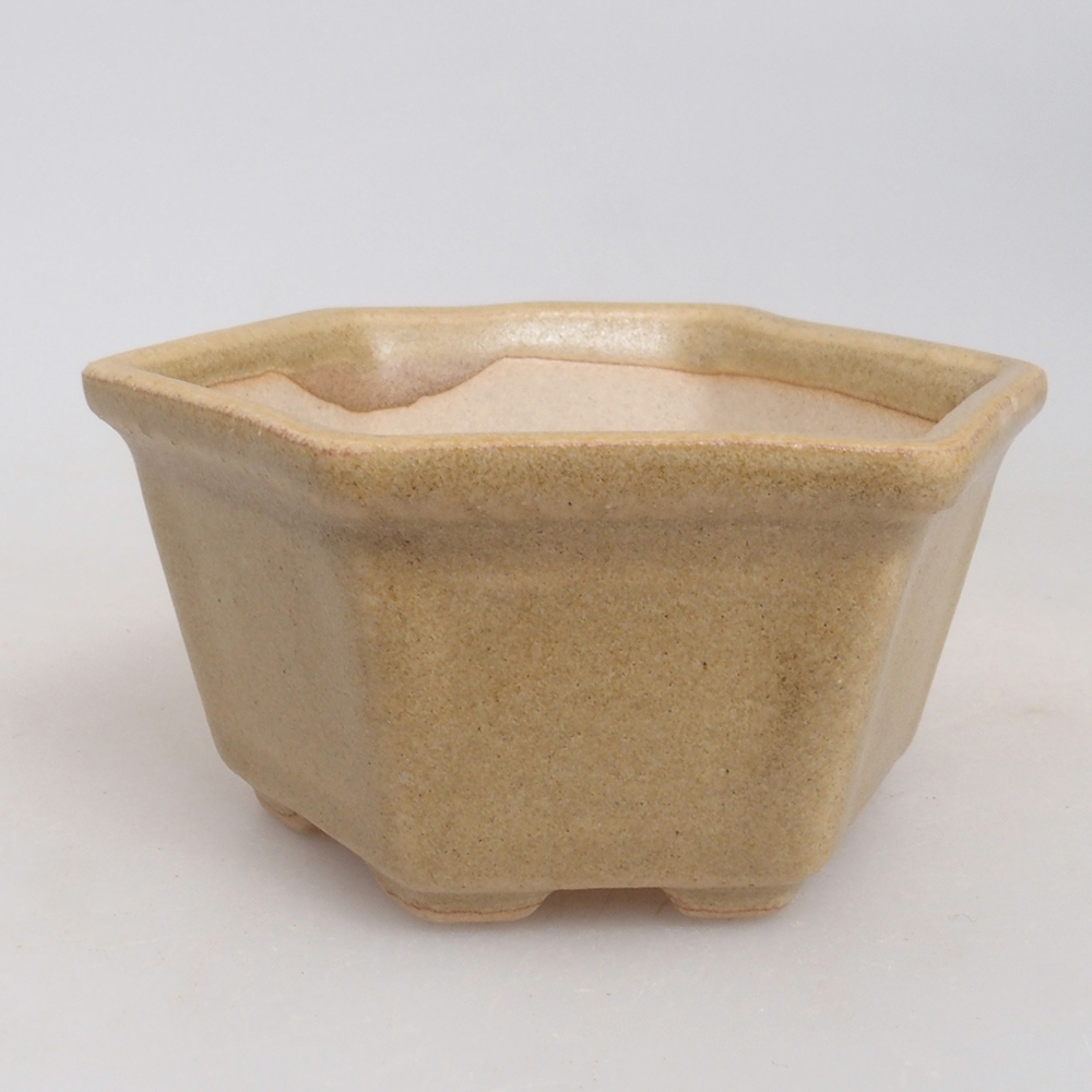 Ciotola per mini bonsai 8 x 7 x 4 cm, marrone