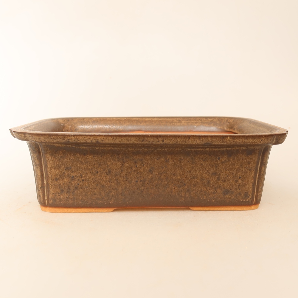 Ciotola in ceramica  20 x 15,5 x 5,5 cm, colore marrone