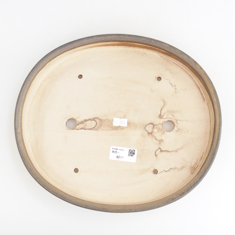 Ciotola bonsai in ceramica 30 x 26 x 4 cm, marrone