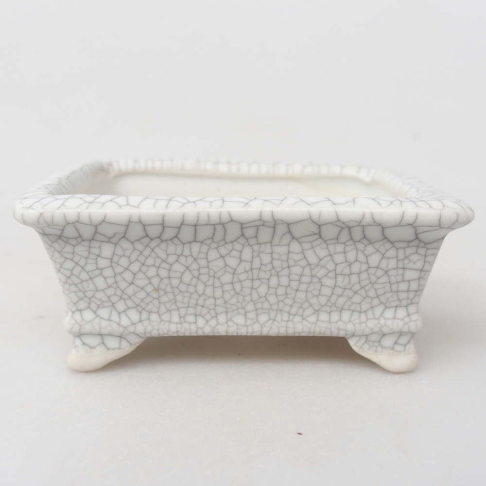 Ciotola per mini bonsai 8 x 6,5 x 3,5 cm, colore raku