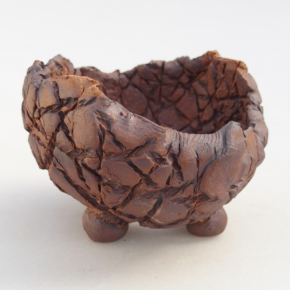 Conchiglia in ceramica 8,5 x 8 x 6 cm , colore marrone