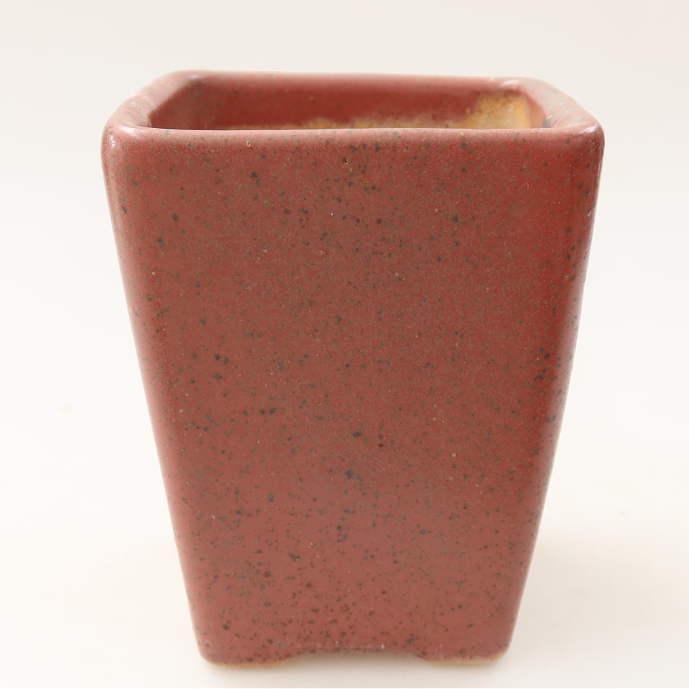 Ciotola bonsai in ceramica 8,5 x 8,5 x 11 cm, rosa