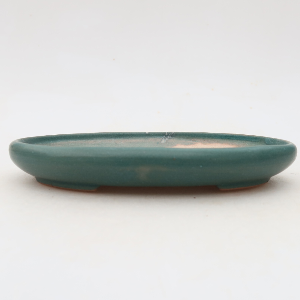 Vaso da bonsai in ceramica 17 x 12 x 2,5 cm, colore blu