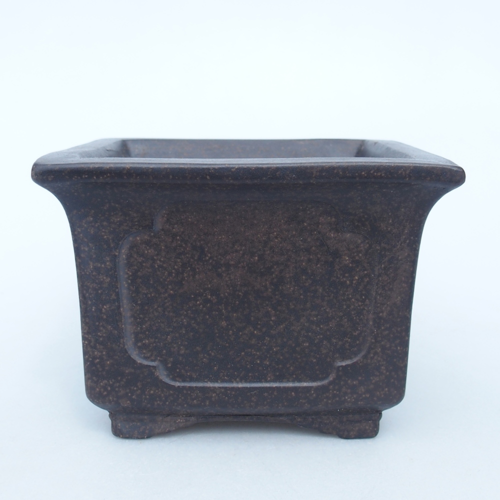Ciotola 12 x 12 x 9 cm marrone ocra