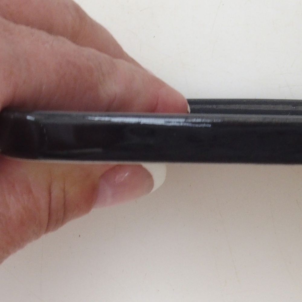 Sottovaso bonsai rettangolo 12,5 x 10 x 1 cm - nero