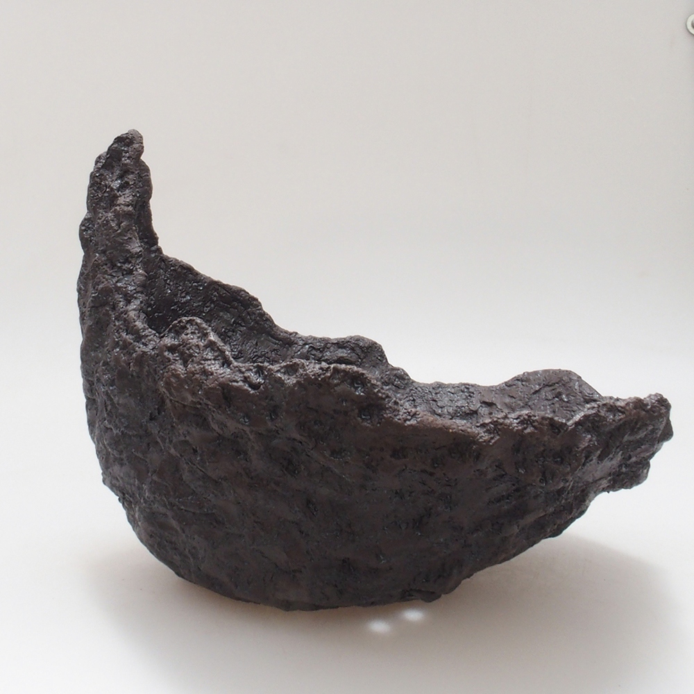 Conchiglia in ceramica 23 x 21 x 19,5 cm , colore marrone